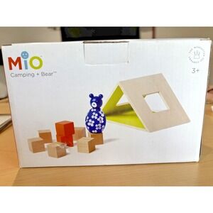 MIO Camping + Bear Wooden Playset Manhattan Toy Company Age 3+